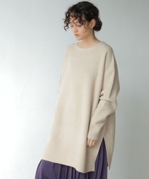 AMERICAN HOLIC | サイドスリットゆるニットチュニック　＊○(ニット/セーター)