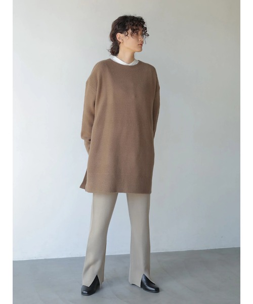 AMERICAN HOLIC(アメリカンホリック)の「サイドスリットゆるニットチュニック *○(ニット/セーター・レディース・チャコールグレー/ベージュ/アイボリー/モカ・FREE)」の22枚目の写真