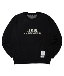 J.S.B.（ジェーエスビー）の「Wide Border Middle Gauge Knit（ニット 