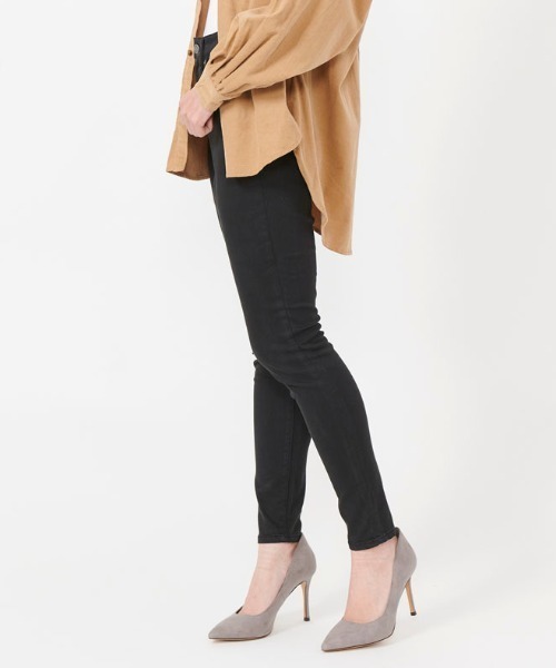 CIMARRON(シマロン)の「《CIMARRON JEANS》COLOR SKINNY/カラースキニー(その他パンツ・レディース・グリーン系その他6/ブラック・25inch)」の2枚目の写真