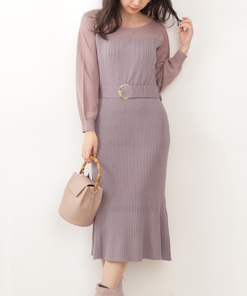 セール マーメイドリブニットワンピース ワンピース Proportion Body Dressing プロポーションボディドレッシング のファッション通販 Zozotown