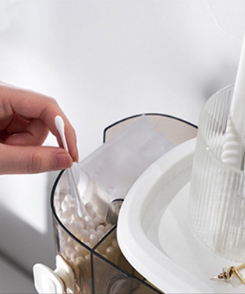 aimoha（アイモハ）の「洗面台スキンケア収納ティッシュボックス（収納グッズ・メンズ・ピンク/ホワイト/グリーン・FREE）」の7枚目の写真