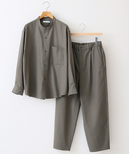 JOURNAL STANDARD(ジャーナルスタンダード)の「【DADS / ダッズ】LANATEC セットアップ/CPOシャツ+イージーパンツ/ワンマイルウェア(セットアップ・メンズ・スミクロ/ダークグリーン/ブラウン・SMALL/MEDIUM/LARGE)」の3枚目の写真