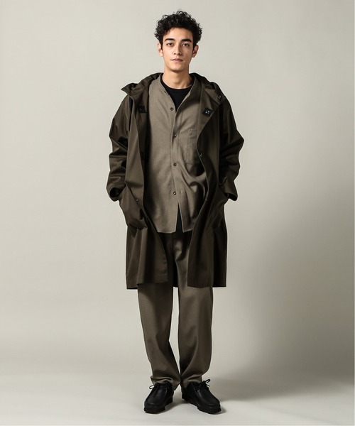 JOURNAL STANDARD(ジャーナルスタンダード)の「【DADS / ダッズ】LANATEC セットアップ/CPOシャツ+イージーパンツ/ワンマイルウェア(セットアップ・メンズ・スミクロ/ダークグリーン/ブラウン・SMALL/MEDIUM/LARGE)」の5枚目の写真