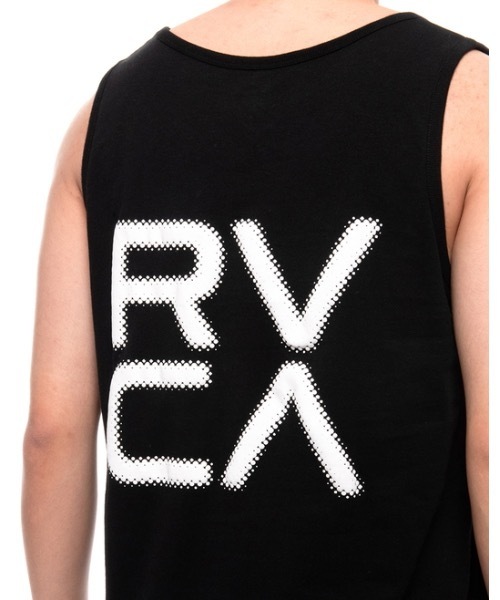 RVCA（ルーカ）の「RVCA メンズ  FORMING RVCA TANK タンクトップ【2021年春夏モデル】/ルーカ タンクトップ マッスルタンク バックプリント（タンクトップ・メンズ・ブラック/ホワイト・SMALL/MEDIUM/LARGE）」の7枚目の写真