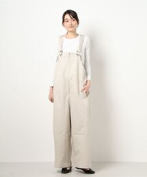【値下げ】To be by Agnes bのサロペット　ホワイト オールインワン｜ウィメンズ｜agnès b.｜アニエスベー公式