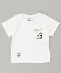 チャムス × アルペンアウトドアーズ ジュニア キッズ 半袖Tシャツ Kids Mountain Pocket T-Shirt CH21-1159 CHUMS×Alpen Outdoors