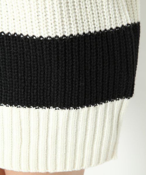 Heather（ヘザー）の「Heather × Natsu コラボニット　554297（ニット/セーター・レディース・オフホワイト/ホワイト×ブラック/ピンク系その他/ブラック/ベージュ系その他・FREE）」の15枚目の写真