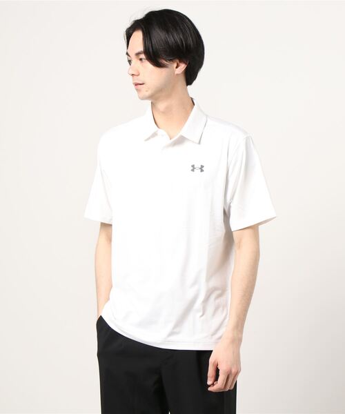 UNDER ARMOUR（アンダーアーマー）の「UAパフォーマンス ポロ（ゴルフ/MEN）（ポロシャツ・メンズ・ブラック/ネイビー/ホワイト・SM/XXL/MD/XL/LG）」の2枚目の写真