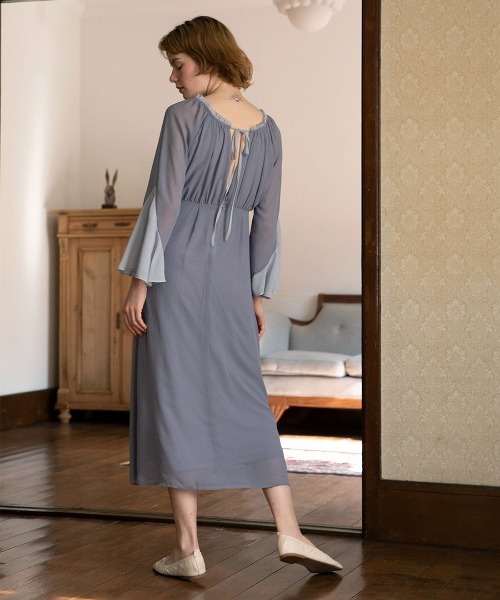 mangata（モンガータ）の「【ZOZO限定カラーあり】Petal onepiece（ワンピース・レディース・ベージュ/ブルー/ピンク・FREE）」の16枚目の写真