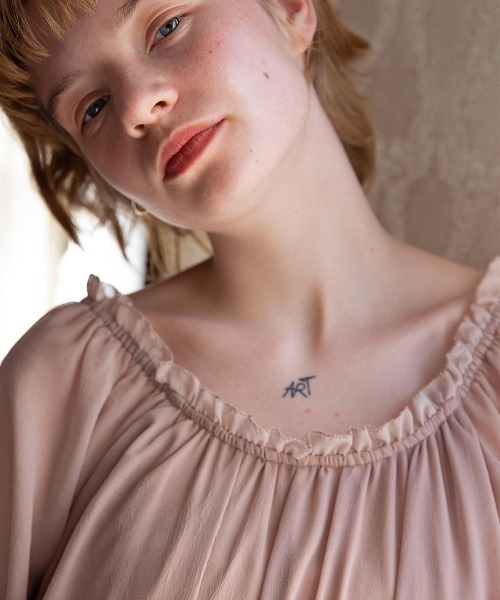 mangata（モンガータ）の「【ZOZO限定カラーあり】Petal onepiece（ワンピース・レディース・ベージュ/ブルー/ピンク・FREE）」の22枚目の写真