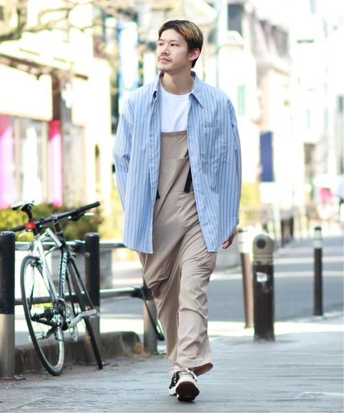 JOURNAL STANDARD relume（ジャーナルスタンダード　レリューム）の「【THOUSAND MILE/サウザンドマイル】別注オーバーオール（サロペット/オーバーオール・メンズ・ブラック/カーキ/ベージュ・LARGE/MEDIUM）」の11枚目の写真