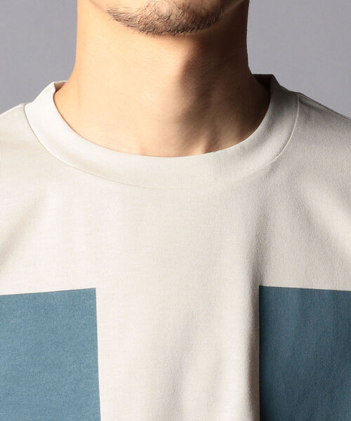 DESCENTE（デサント）の「【DESCENTE ddd/デサント ディーディーディー】DHURJA67 BREAK T-SHRIT Tシャツ（Tシャツ/カットソー・メンズ・ベージュ/ブラウン/グレイッシュブルー・M/L）」の7枚目の写真