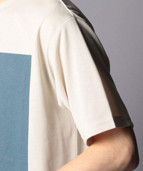 DESCENTE（デサント）の「【DESCENTE ddd/デサント ディーディーディー】DHURJA67 BREAK T-SHRIT Tシャツ（Tシャツ/カットソー・メンズ・ベージュ/ブラウン/グレイッシュブルー・M/L）」の8枚目の写真