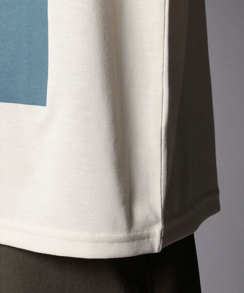 DESCENTE（デサント）の「【DESCENTE ddd/デサント ディーディーディー】DHURJA67 BREAK T-SHRIT Tシャツ（Tシャツ/カットソー・メンズ・ベージュ/ブラウン/グレイッシュブルー・M/L）」の9枚目の写真