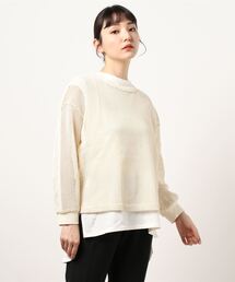 Green　Parks | SET2点 メッシュプルオーバー+Tシャツ＊(Tシャツ/カットソー)