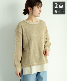 Green　Parks | SET2点 メッシュプルオーバー+Tシャツ＊(Tシャツ/カットソー)