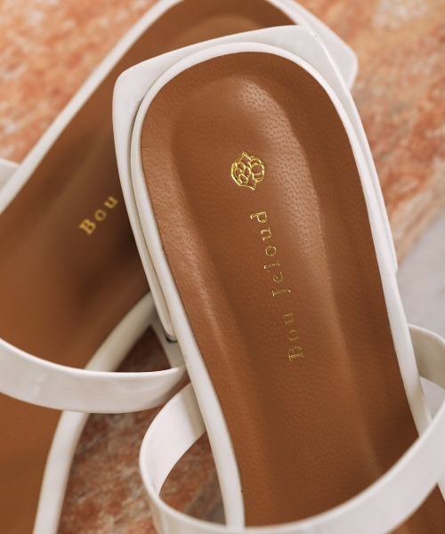 Bou Jeloud（ブージュルード）の「エナメル細ベルトサンダル（サンダル・レディース・アイボリー/ブラック/ピンク・M/L）」の12枚目の写真