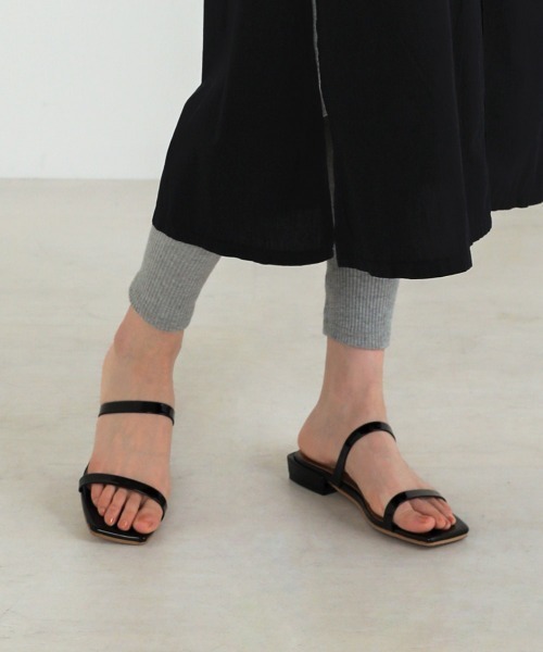 Bou Jeloud（ブージュルード）の「エナメル細ベルトサンダル（サンダル・レディース・アイボリー/ブラック/ピンク・M/L）」の13枚目の写真