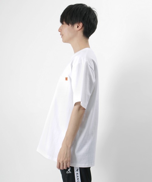 UNIVERSAL OVERALL(ユニバーサルオーバーオール)の「【UNIVERSAL OVERALL/ユニバーサルオーバーオール】 ポケットTシャツ/ワンポイント刺繍/半袖Tシャツ(Tシャツ/カットソー・メンズ・ホワイト/ライトブルー/ブラック/ベージュ/グリーン/ライトピンク/グレー/ネイビー・XL/M/L)」の18枚目の写真