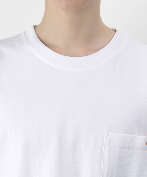 UNIVERSAL OVERALL(ユニバーサルオーバーオール)の「【UNIVERSAL OVERALL/ユニバーサルオーバーオール】 ポケットTシャツ/ワンポイント刺繍/半袖Tシャツ(Tシャツ/カットソー・メンズ・ホワイト/ライトブルー/ブラック/ベージュ/グリーン/ライトピンク/グレー/ネイビー・XL/M/L)」の20枚目の写真
