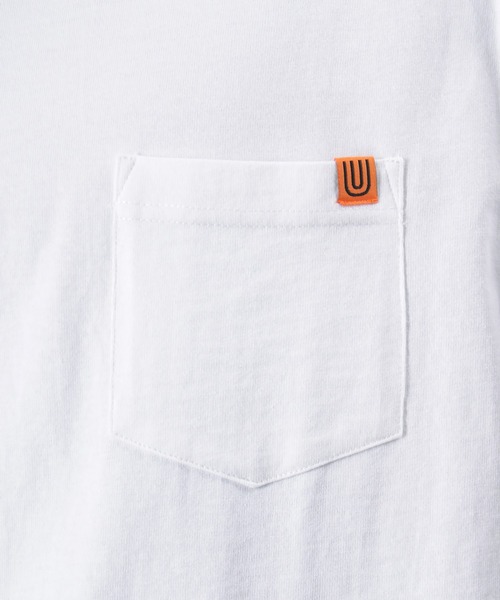 UNIVERSAL OVERALL(ユニバーサルオーバーオール)の「【UNIVERSAL OVERALL/ユニバーサルオーバーオール】 ポケットTシャツ/ワンポイント刺繍/半袖Tシャツ(Tシャツ/カットソー・メンズ・ホワイト/ライトブルー/ブラック/ベージュ/グリーン/ライトピンク/グレー/ネイビー・XL/M/L)」の21枚目の写真