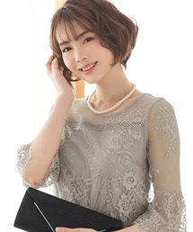 Retica（レティカ）の「フォーマルシングルショートパールビーズネックレス（ネックレス）」