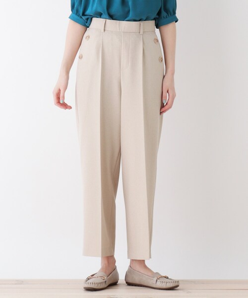 DRESKIP（ドレスキップ）の「◆機能付きボタンワイドパンツ（その他パンツ・レディース・ネイビー/ピンク系/ライトベージュ/カーキ・03/02/04）」の5枚目の写真