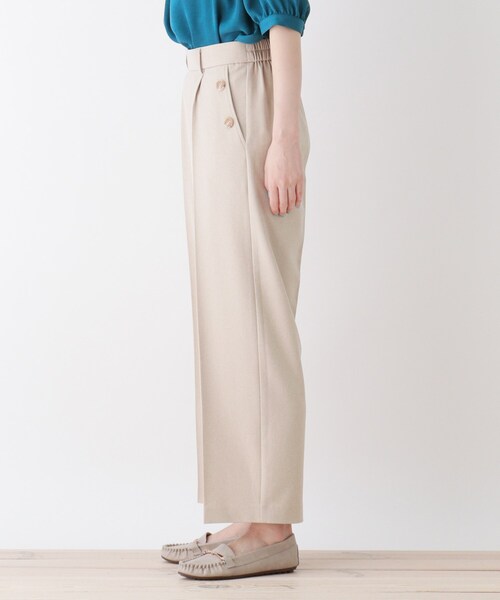 DRESKIP（ドレスキップ）の「◆機能付きボタンワイドパンツ（その他パンツ・レディース・ネイビー/ピンク系/ライトベージュ/カーキ・03/02/04）」の6枚目の写真
