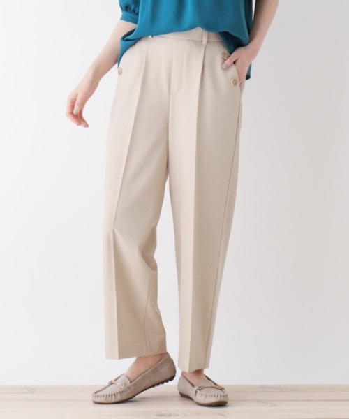 DRESKIP（ドレスキップ）の「◆機能付きボタンワイドパンツ（その他パンツ・レディース・ネイビー/ピンク系/ライトベージュ/カーキ・03/02/04）」の14枚目の写真