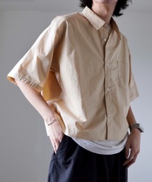 y/m by れぽすけ | クロップドレギュラーカラーシャツ(シャツ/ブラウス)