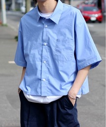 y/m by れぽすけ | クロップドレギュラーカラーシャツ(シャツ/ブラウス)