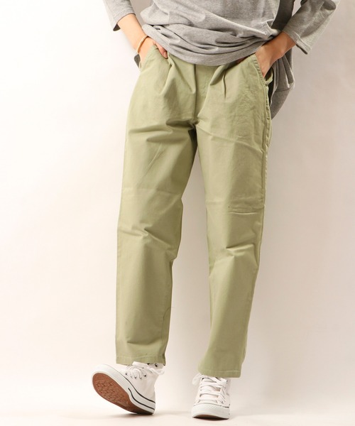 nougatine（ヌガティーヌ）の「【nougatine】ウエストゴムゆったりテーパードパンツ（その他パンツ・レディース・カーキ/チャコールグレー/ベージュ/パープル・FREE）」の4枚目の写真