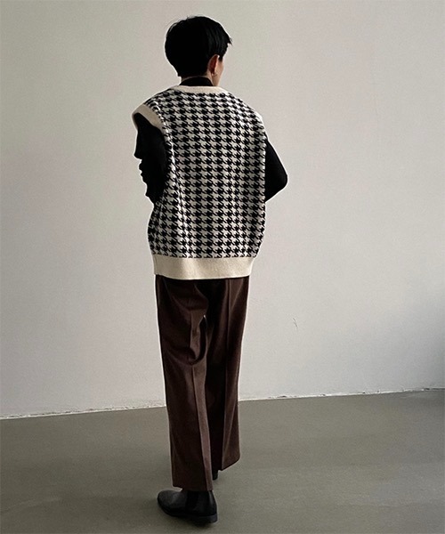 WESTBOY(ウエストボーイ)の「【WB ORIGINALS】Center Pleated Wide Slacks WO21S315PT(スラックス・メンズ・ブラック/ベージュ/ブラウン・M/L/XL)」の15枚目の写真