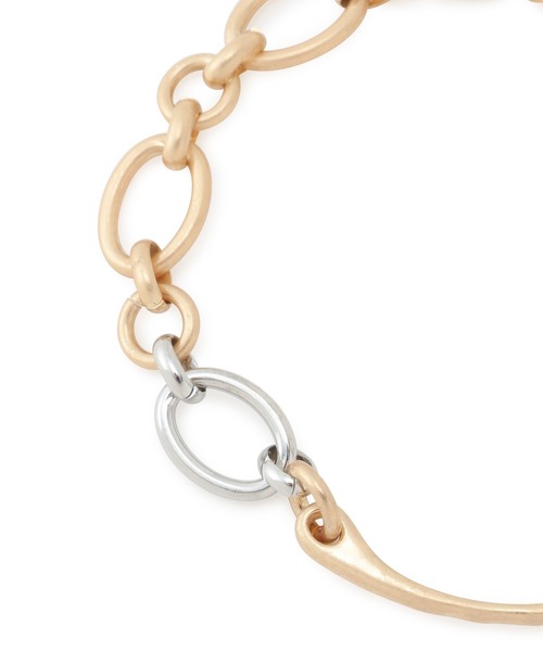 ROPE' PICNIC（ロペピクニック）の「メタルバーチェーンバングル（バングル/リストバンド・レディース・シルバー系その他/ゴールド系その他・FREE）」の3枚目の写真