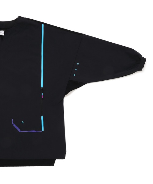 SIVA（シヴァ）の「SIVA シヴァ / DOLMAN SEAM-LINE WIDE L-SLEEVE ドルマンスリーブシームラインワイドロンT ビッグシルエット / 21C-S-02-01（Tシャツ/カットソー・メンズ・ブラック/カーキ・2/3）」の13枚目の写真