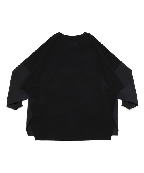 SIVA（シヴァ）の「SIVA シヴァ / DOLMAN SEAM-LINE WIDE L-SLEEVE ドルマンスリーブシームラインワイドロンT ビッグシルエット / 21C-S-02-01（Tシャツ/カットソー・メンズ・ブラック/カーキ・2/3）」の12枚目の写真