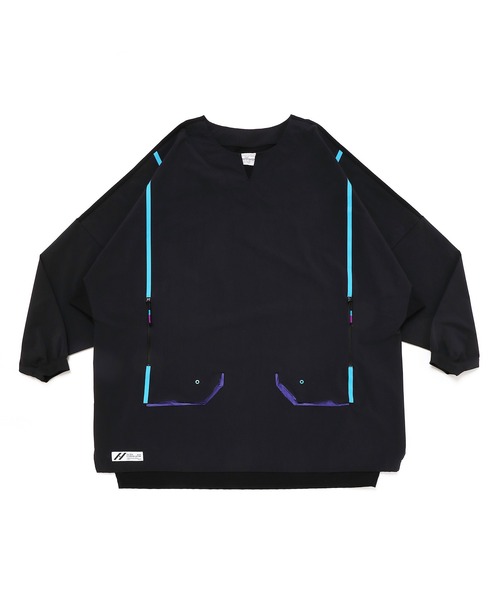 SIVA（シヴァ）の「SIVA シヴァ / DOLMAN SEAM-LINE WIDE L-SLEEVE ドルマンスリーブシームラインワイドロンT ビッグシルエット / 21C-S-02-01（Tシャツ/カットソー・メンズ・ブラック/カーキ・2/3）」の22枚目の写真