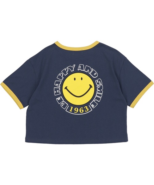 SPINNS（スピンズ）の「NICOバックプリント リンガーTシャツ（Tシャツ/カットソー・レディース・ホワイト/ネイビー/イエロー・ONESIZE）」の17枚目の写真