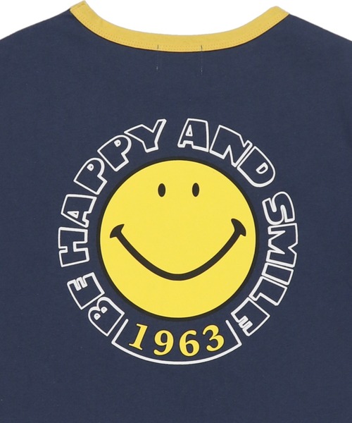 SPINNS（スピンズ）の「NICOバックプリント リンガーTシャツ（Tシャツ/カットソー・レディース・ホワイト/ネイビー/イエロー・ONESIZE）」の20枚目の写真