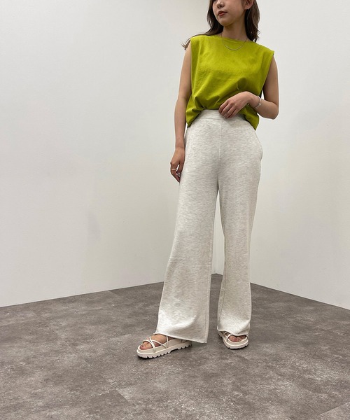 apres jour mignon(アプレジュールミニョン)の「スウェットフレアパンツ【ZOZOTOWN限定アイテム】(その他パンツ・レディース・ブラック/杢グレー/ナチュラル・SMALL/MEDIUM/X-LARGE)」の13枚目の写真