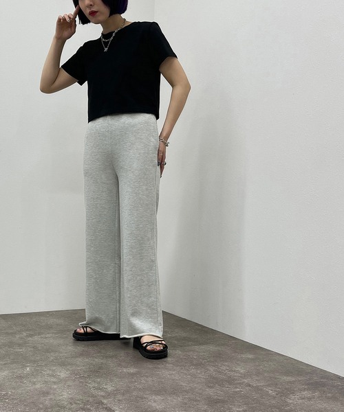 apres jour mignon(アプレジュールミニョン)の「スウェットフレアパンツ【ZOZOTOWN限定アイテム】(その他パンツ・レディース・ブラック/杢グレー/ナチュラル・SMALL/MEDIUM/X-LARGE)」の10枚目の写真