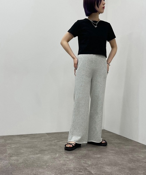 apres jour mignon(アプレジュールミニョン)の「スウェットフレアパンツ【ZOZOTOWN限定アイテム】(その他パンツ・レディース・ブラック/杢グレー/ナチュラル・SMALL/MEDIUM/X-LARGE)」の5枚目の写真