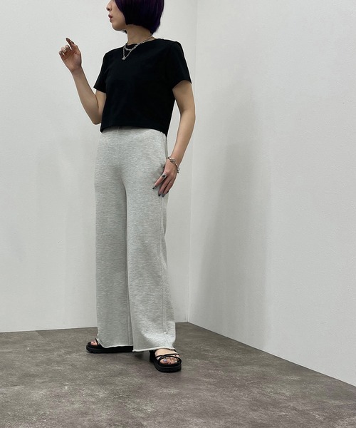 apres jour mignon(アプレジュールミニョン)の「スウェットフレアパンツ【ZOZOTOWN限定アイテム】(その他パンツ・レディース・ブラック/杢グレー/ナチュラル・SMALL/MEDIUM/X-LARGE)」の15枚目の写真