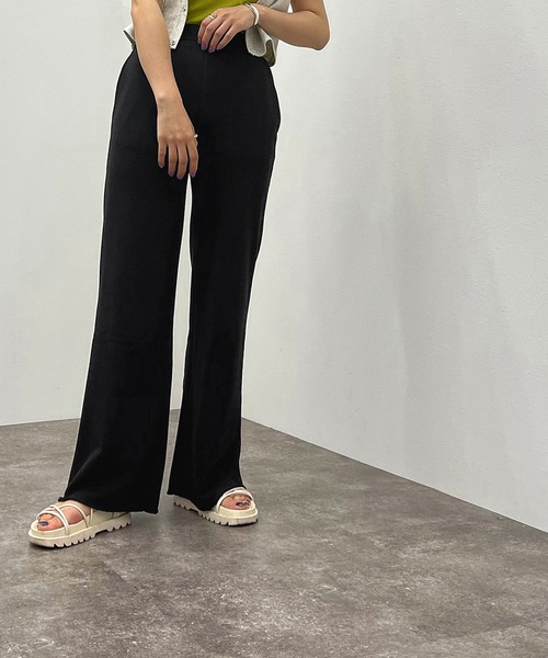 apres jour mignon(アプレジュールミニョン)の「スウェットフレアパンツ【ZOZOTOWN限定アイテム】(その他パンツ・レディース・ブラック/杢グレー/ナチュラル・SMALL/MEDIUM/X-LARGE)」の16枚目の写真