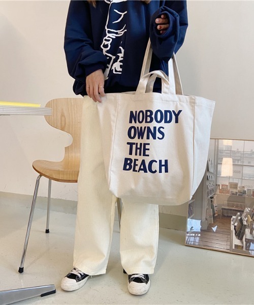 Jasmine Grandiflorum（ジャスミングランディフローラム）の「【Jasmine】パステル トートバッグ（トートバッグ・レディース・ホワイト/ベージュ/ピンク/ブルー・FREE）」の2枚目の写真