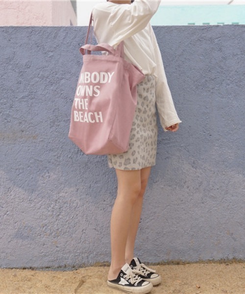 Jasmine Grandiflorum（ジャスミングランディフローラム）の「【Jasmine】パステル トートバッグ（トートバッグ・レディース・ホワイト/ベージュ/ピンク/ブルー・FREE）」の4枚目の写真