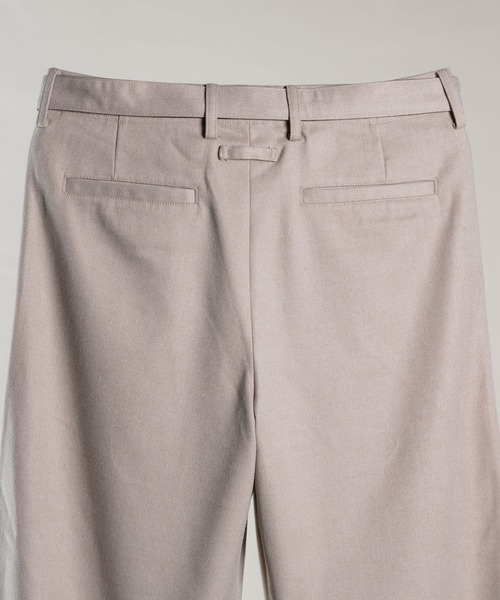DOOPZ（ドープス）の「BELTED WIDE STRAIGHT TROUSERS/ベルテッドワイドストレートパンツ（スラックス・メンズ・ブラック/ベージュ/ネイビー・SMALL/MEDIUM/LARGE）」の10枚目の写真