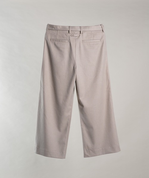 DOOPZ（ドープス）の「BELTED WIDE STRAIGHT TROUSERS/ベルテッドワイドストレートパンツ（スラックス・メンズ・ブラック/ベージュ/ネイビー・SMALL/MEDIUM/LARGE）」の13枚目の写真