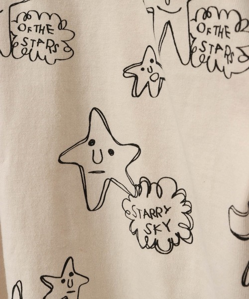 MAKE YOUR DAY（メイクユアデイ）の「お星さま総柄長袖Tシャツ■80～140cm（Tシャツ/カットソー・キッズ・グレー/アイボリー・90/100/110/120/80/130/140）」の17枚目の写真